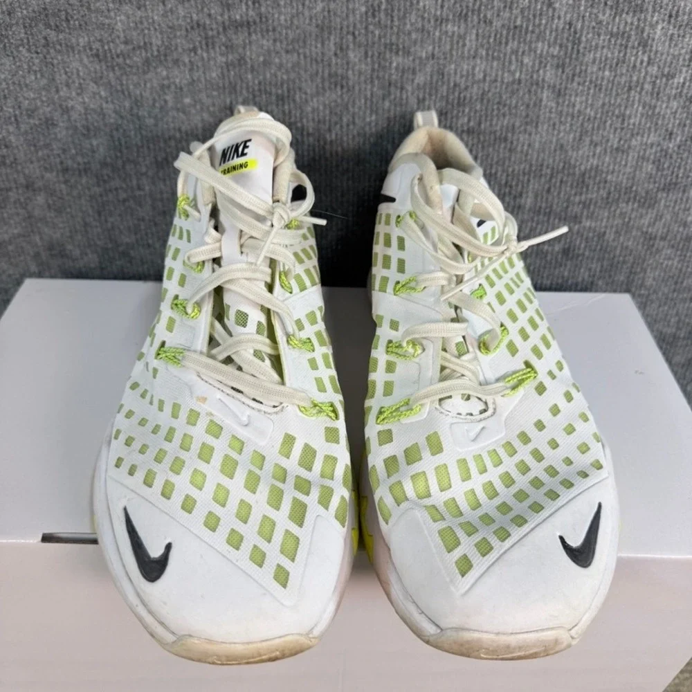 Nike Training Flex Speed White Volt Yellow Athletic Shoes Mens Size 13